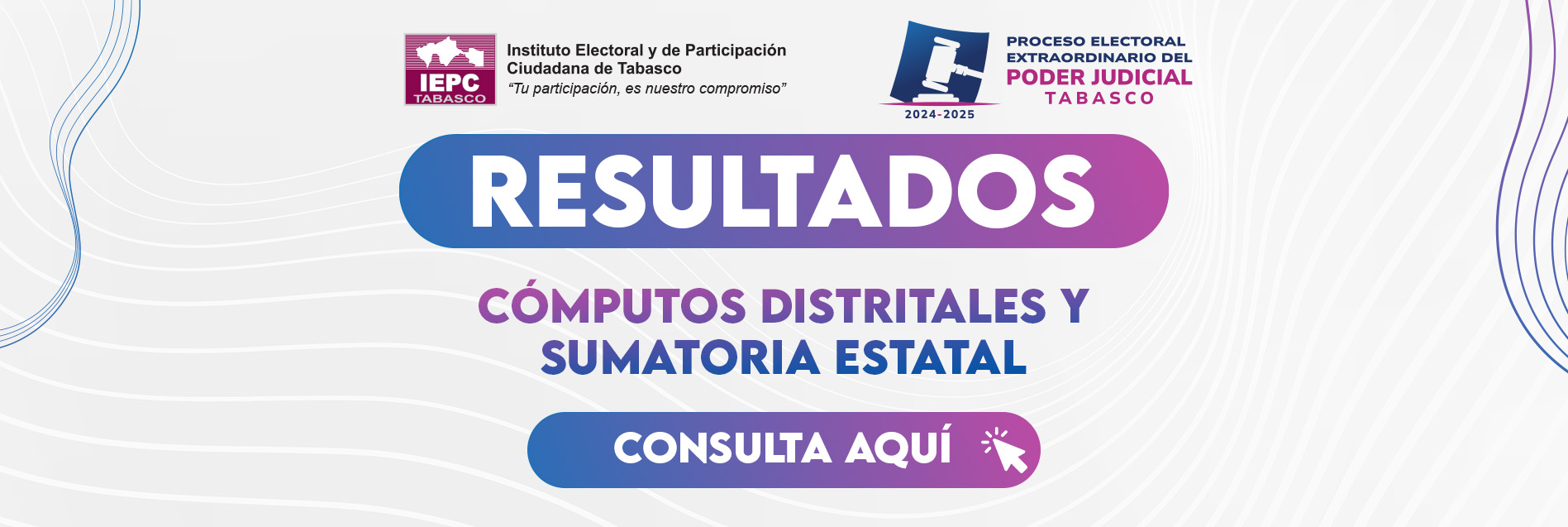 Resultados de cómputo y sumatoria de los Consejos Distritales y Consejo Estatal